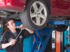 Close working on car, Complete Auto Repairs, 617 Hillside Road, Forbury Corner Dunedin, 03 455 3258